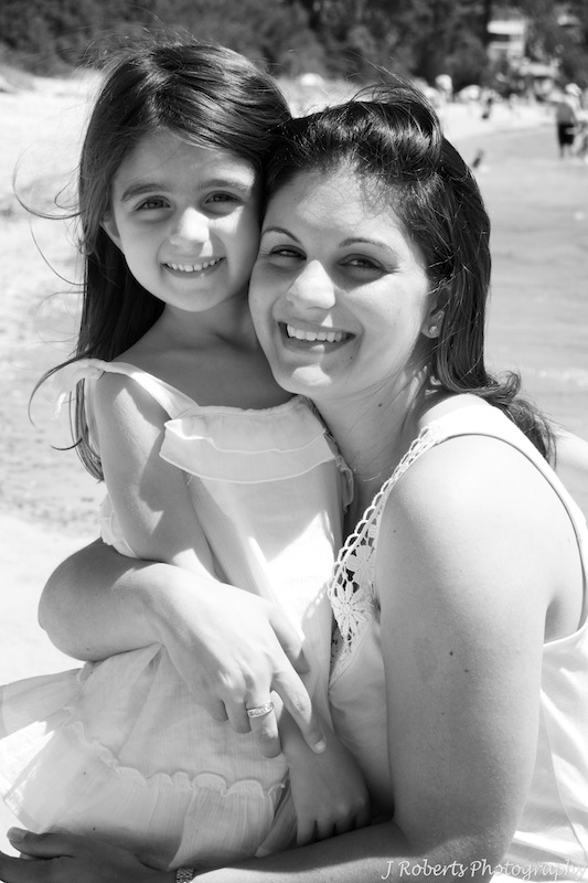 Mother and daughter - family portrait photography